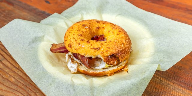 Breakfast Bagel Sandwich