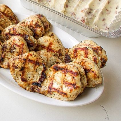 Grilled Chicken Amalfi w/ 2 Sides