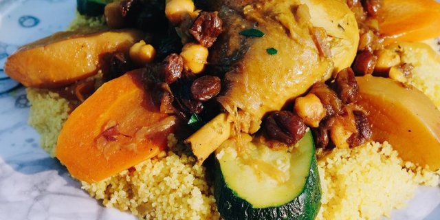 Chicken Couscous Tfaya