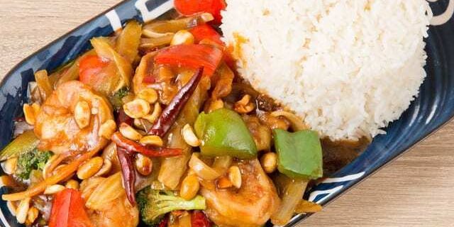 Baby Shrimp W/ Hot Pepper Peanuts