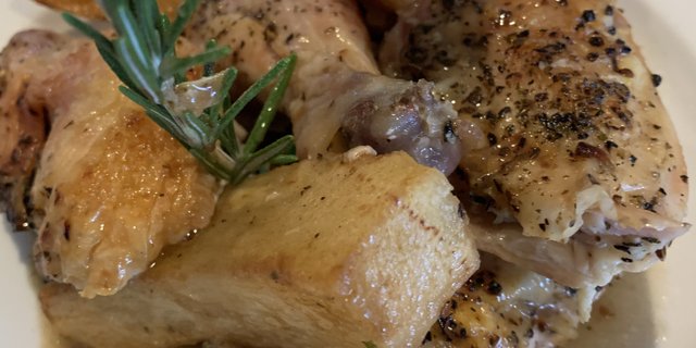 Chicken Vesuvio Pan