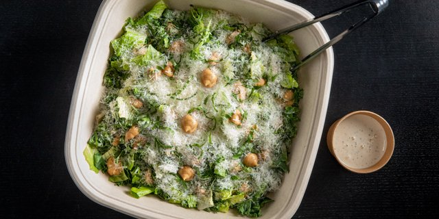 Honey-Garlic Caesar Salad