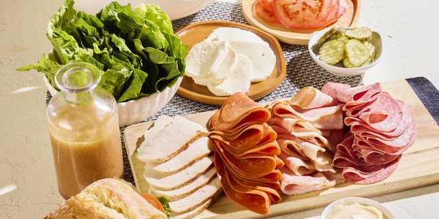 Build Your Own Italian Sandwich Platter