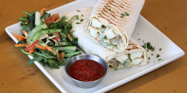 Haloumi Cheese Wrap