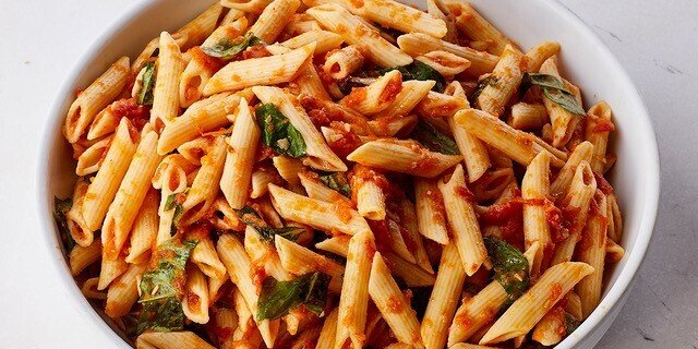 Penne w/ Tomato & Basil Pasta Salad