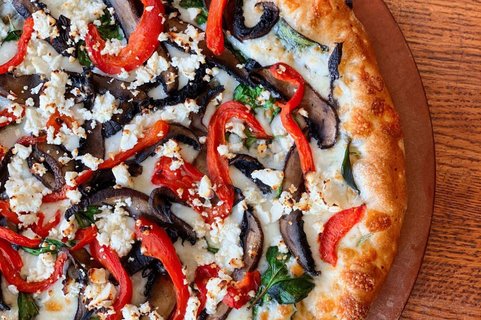 Portobello Mushroom Pizza