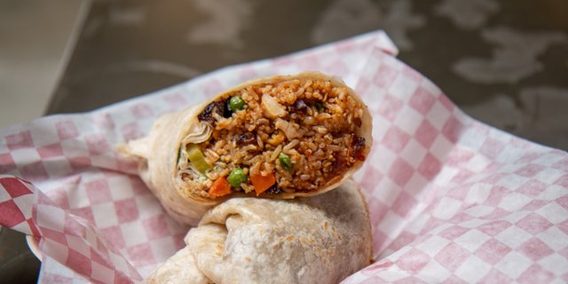 Crispy Bacon Burrito