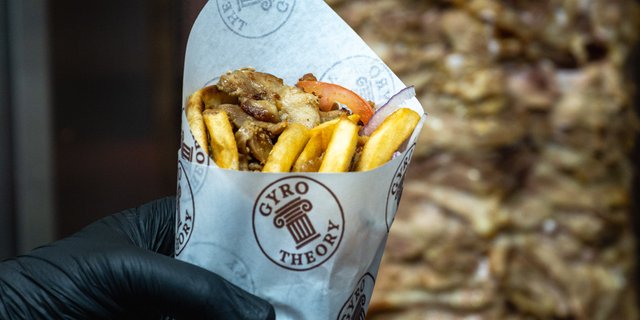 Pork Gyro Pita Wrap