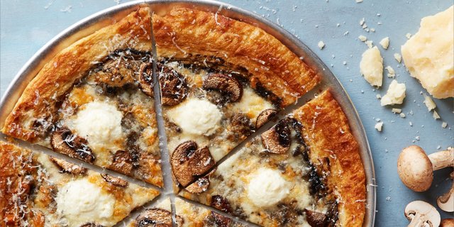 Muffled Trushroom Pizza