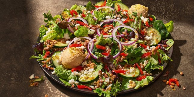Mediterranean Greens With Grains