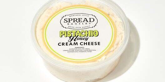 Pistachio Honey Spread w/ Bagel