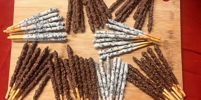 Chocolate Covered Biscuit Sticks