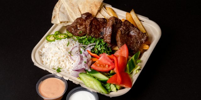 Beef Kebab Plate