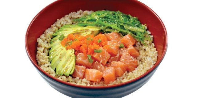 Avocado Fish Boat Poke Bowl
