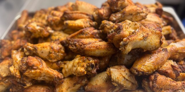 Jumbo Baked Cajun-Dill Chicken Wings