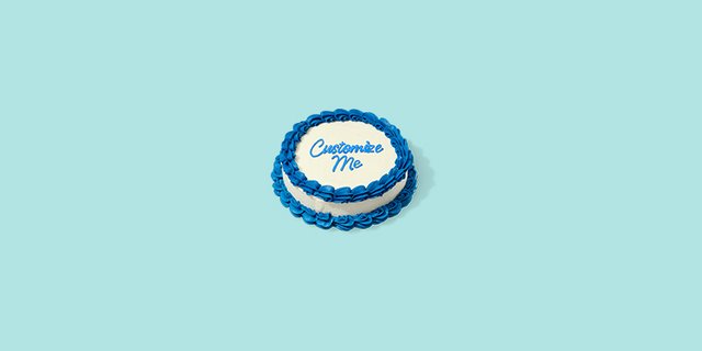 Round Ice Cream Cake