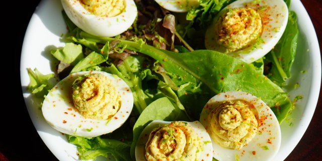 Street Corn Deviled Eggs
