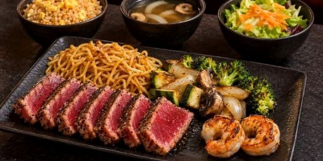 Chicken & Tuna Hibachi Combination