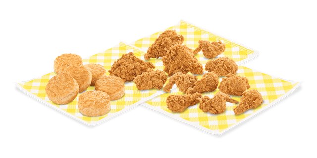 12pc Chicken Box W/6 Biscuits