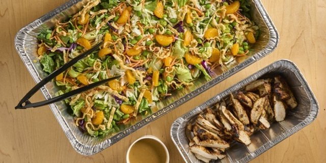 Sesame Grilled Chicken Crunch Salad