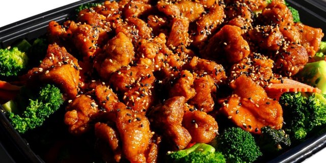 Sesame Chicken Tray