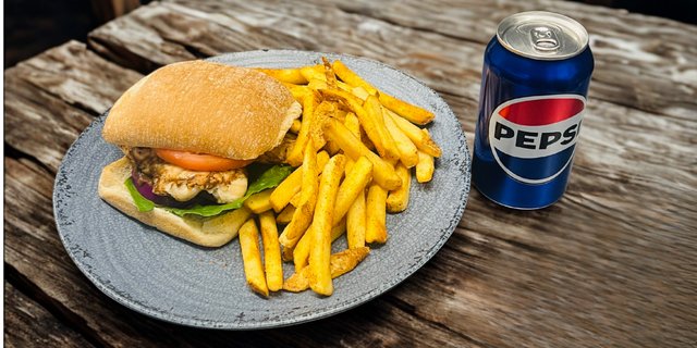 Chicken Burger Boxed Lunch