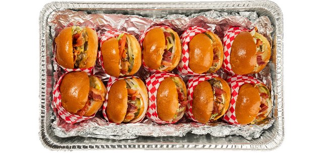 Bacon Cheese Burger Tray
