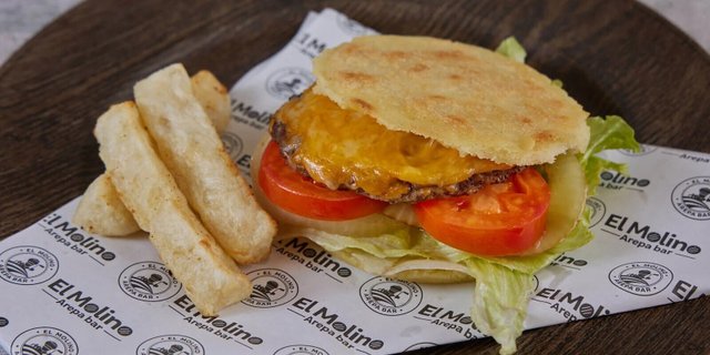 Burger Arepa