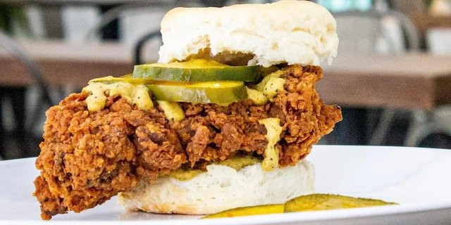 The Big Poppy Biscuit Sandwich