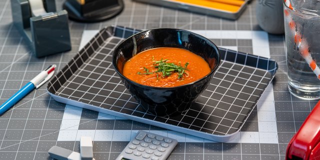 Vegetarian Fire-Roasted Tomato Soup