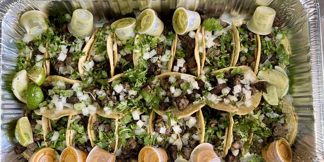 Carne Asada Taco Tray
