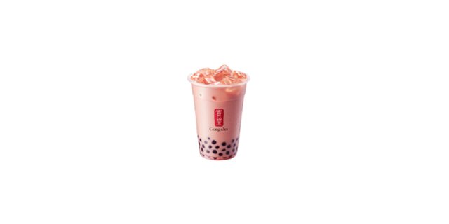Strawberry Earl Grey Milk Tea W/ Pearl