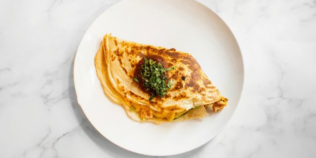 Chicken Pesto Crepe