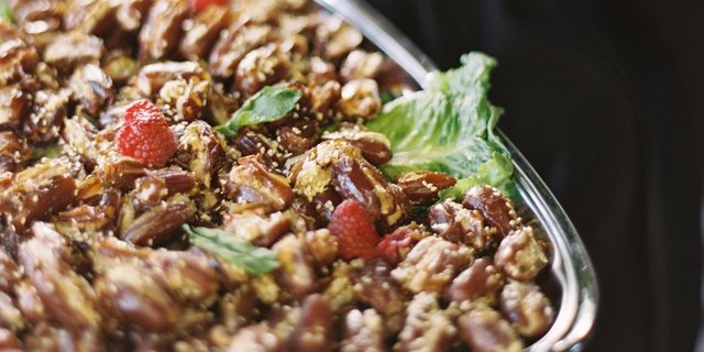 Organic Roasted Dates w/ Goat Cheese & Walnuts