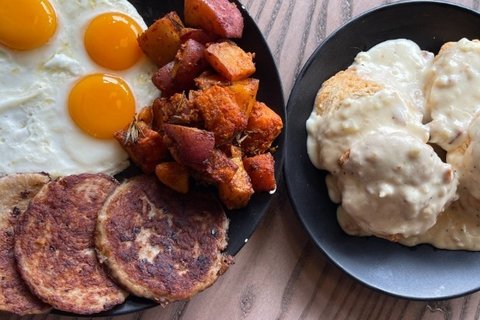 Country Sausage & Eggs w/ Biscuits & Gravy