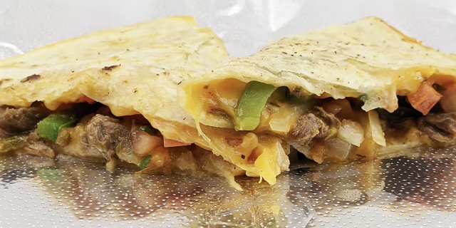 Pork Chile Verde Quesadilla