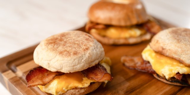 Breakfast Sandwiches w/ Meat Platter