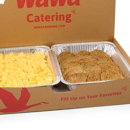 Scrambled Eggs & Sausage Hot Tray
