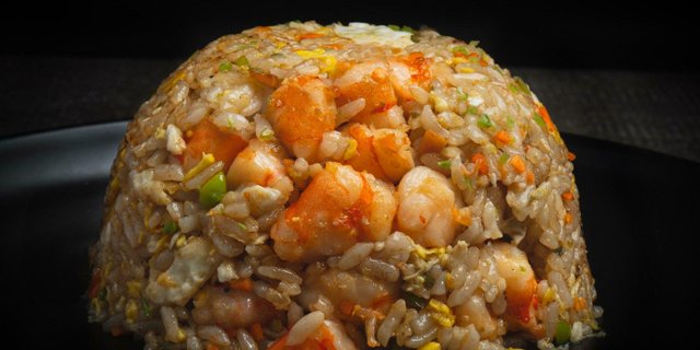 Brown Shrimp Fried Rice