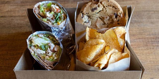 Chicken Bacon Wrap Box Lunch