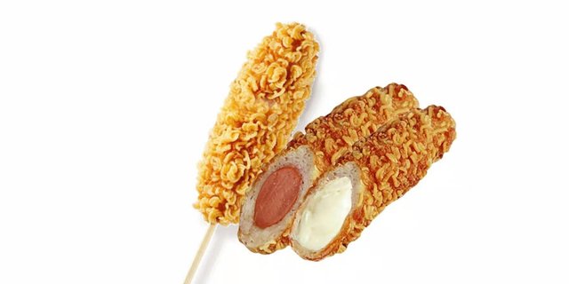 Crispy Ramen Half & Half Dog