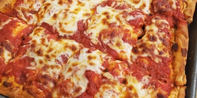 Sicilian Cheese Pan Pizza