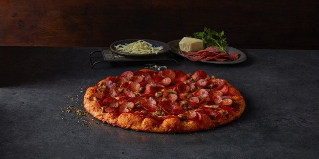 Gluten-Free Montague's All Meat Marvel Pizza
