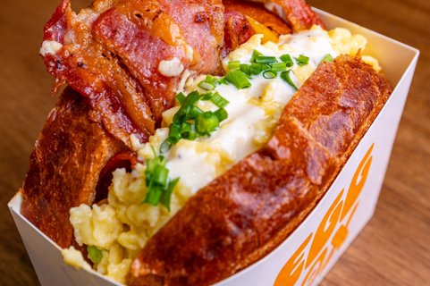 Bacon & Cheese Egg Sandwich