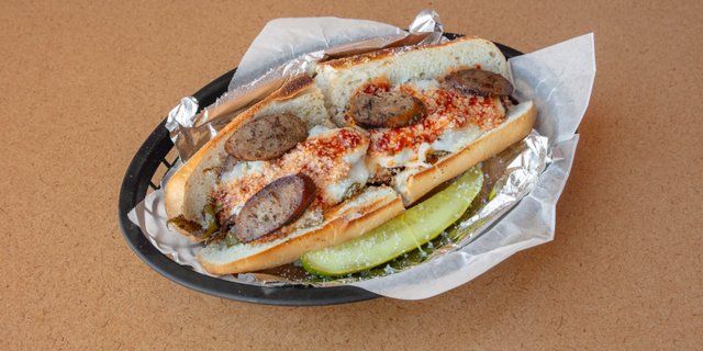 Sausage & Pepper Sandwich