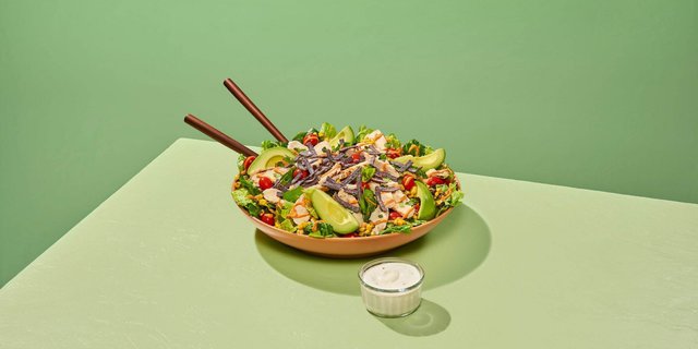 Southwest Chicken Ranch Salad