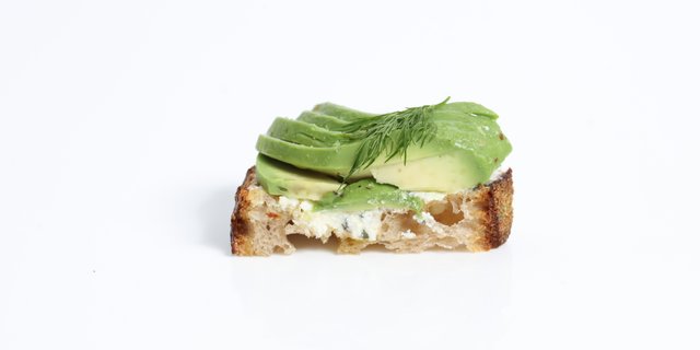Avocado Tartine w/ Marinated Feta
