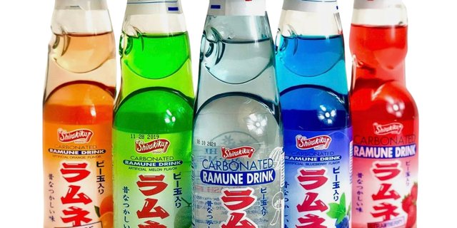 Assorted Japanese Soda Bottle