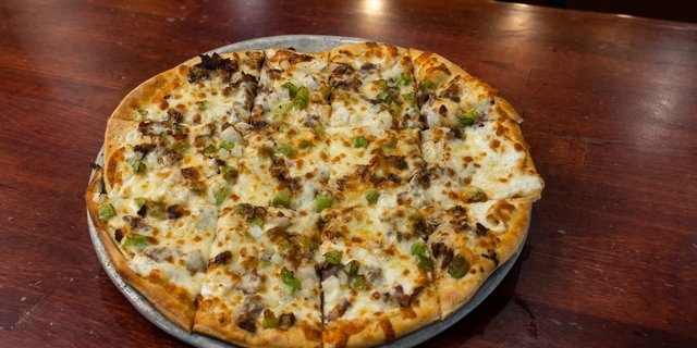 Philly Cheesesteak Pizza