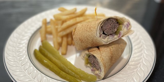 Lamb Kafka Kabab Sandwich
